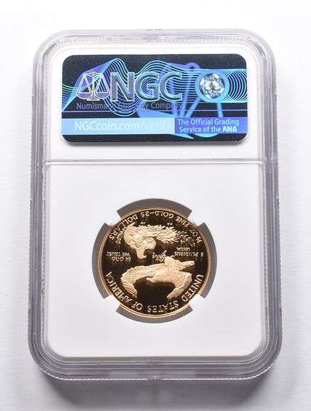PF70 UCAM 1993-P $25 American Gold Eagle 1/2 Oz Gold NGC
