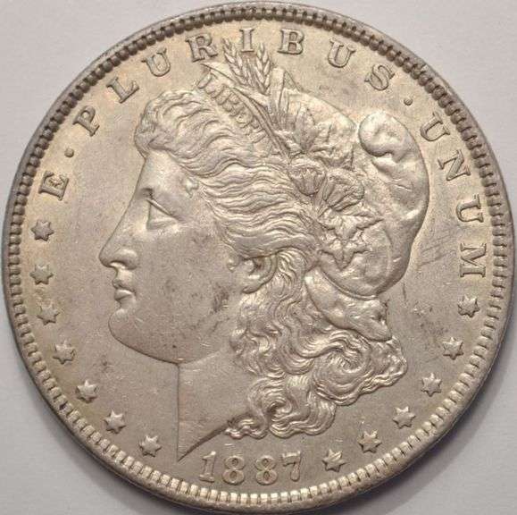 1887 Morgan Silver Dollar Circulated