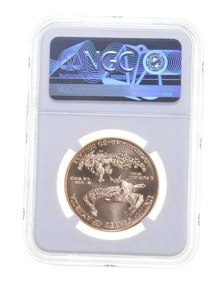 MS70 1998 $50 1 Oz. Gold American Eagle - Graded NGC
