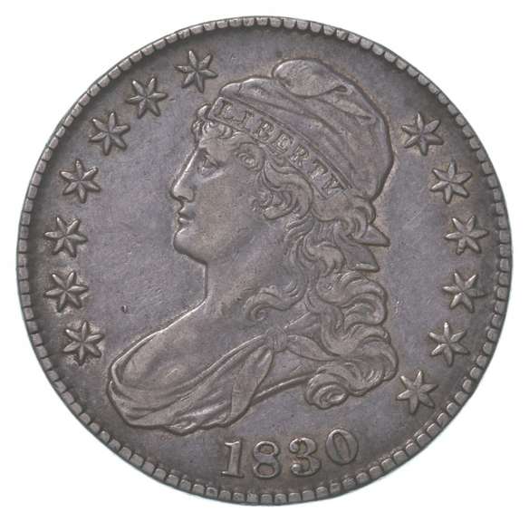 1830 Capped Bust Half Dollar SML O