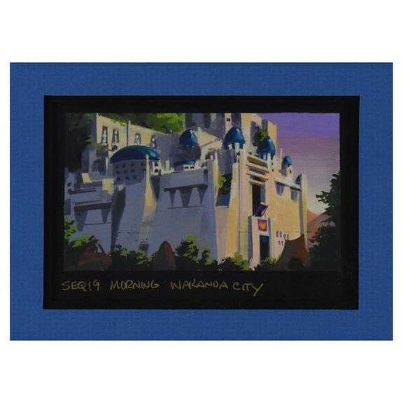 Seq 19 Morning Wakanda City by Marvel Comics Original