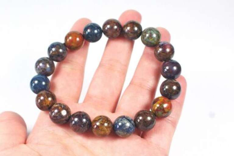 Fashionalble 203ct natural Pietersite bead bracelet