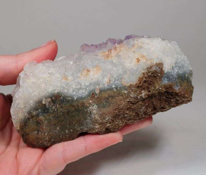 Gorgeous color! 1,530ct Amethyst crystal in matrix