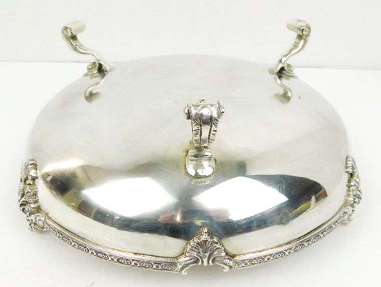 Vintage Sterling Egyptian Large Footed Bowl