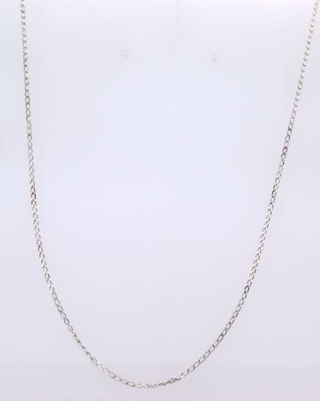 Vintage 925 Sterling Silver Signed Rolo Chain Necklace