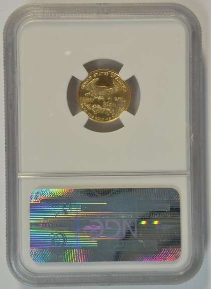 Perfect 1st Releases 2012 $5 Gold Eagle coin. NGC MS70