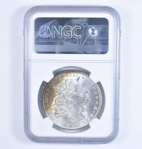 MS63* 1896 Morgan Silver Dollar - Graded NGC AWESOME Color