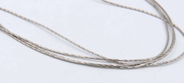 Group Lot of Vintage 925 Sterling Silver Necklaces Lot