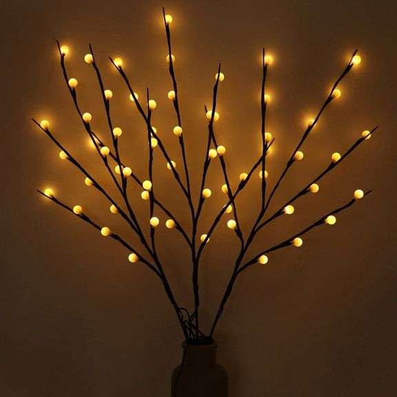 3pcs Solar Garden Light Outdoor Decor Tree Ball Lawn