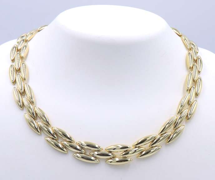 What a Gorgeous Italian Panther Style Necklace