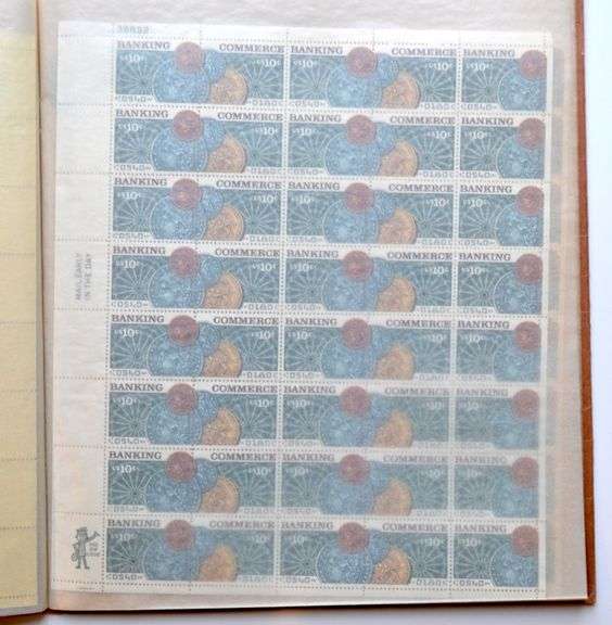 $76.40 Face Value Mint US 10 &13 Cent Sheets