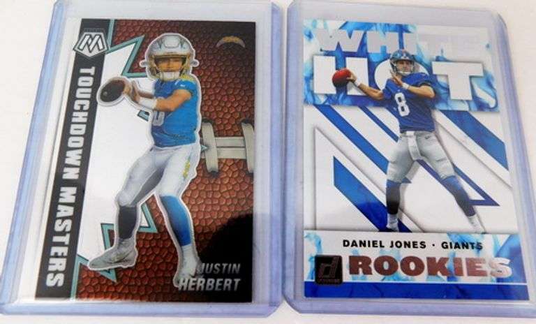4 Quarterback Greats Rookie Football Cards