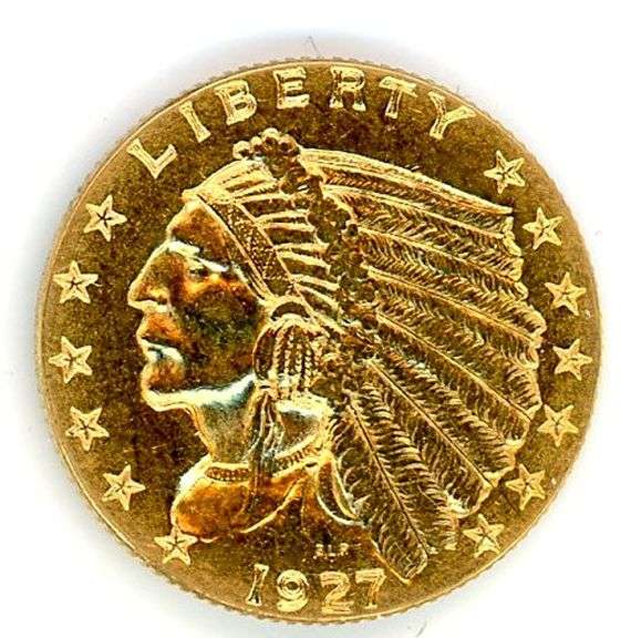 1927 $2.50 Indian Gold Piece