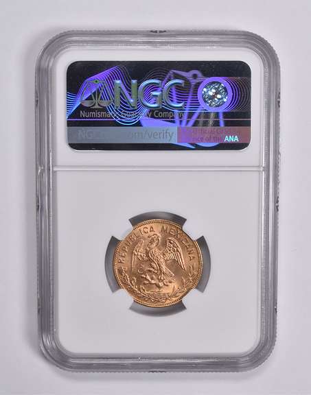 MS65 1957 Mo Mexico Gold 10 Pesos Constitution Centenn. Grove-699 NGC
