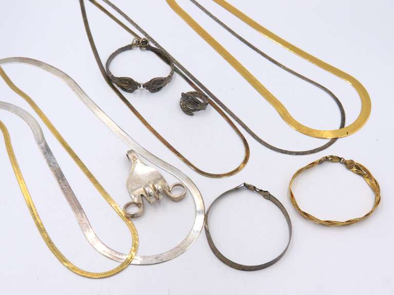 Group Lot of Vintage 925 Sterling Silver Jewelry
