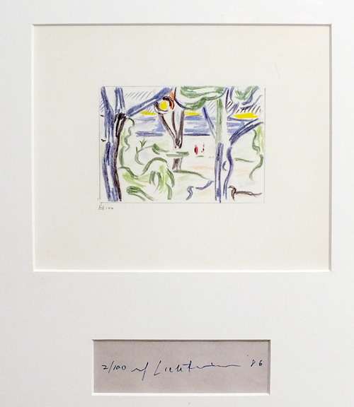 Very rare and collectable Roy Lichtenstein limited edition