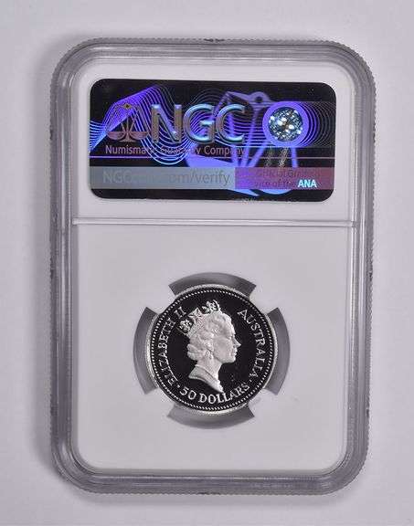PF69 UCAM 1989 P Australia $50 Platinum Koala NGC