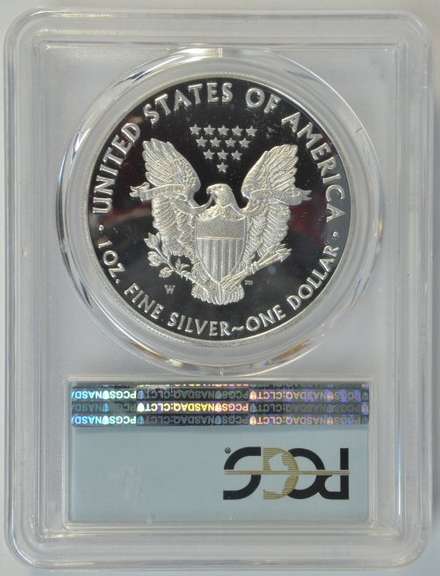 2017-W Deep Cameo PRF 1st Day of Issue $1 Eagle. PCGS PR69DCAM
