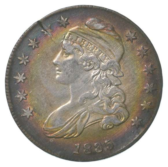1835 Capped Bust Half Dollar