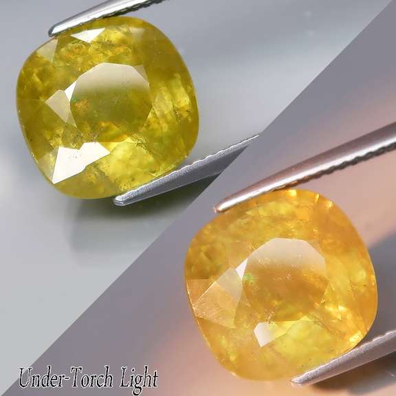 Large 8.99 carat untreated Russian Sphene