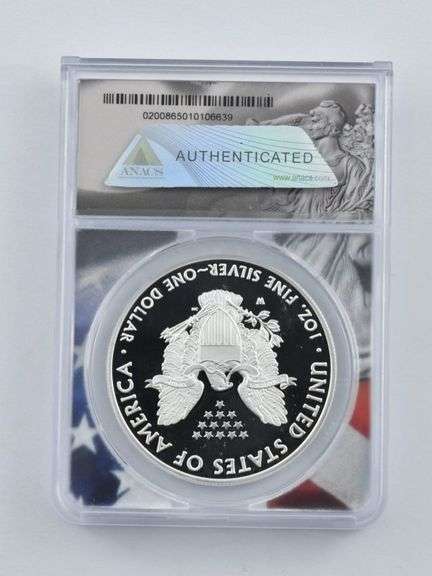 PR70 DCAM 2021-W American Silver Eagle Type 1 FS ANACS