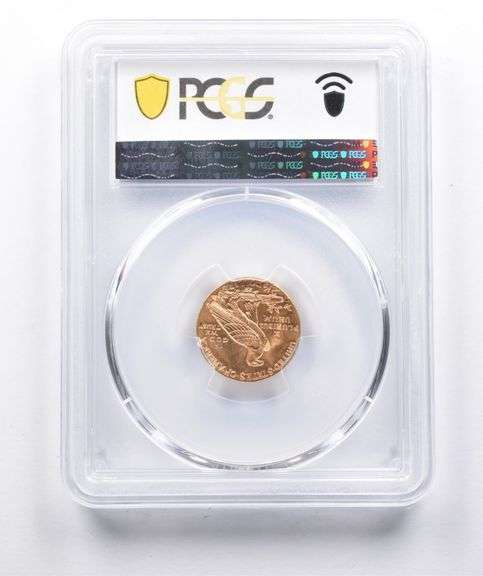 MS62 1914-D $2.50 Indian Head Gold Quarter Eagle PCGS