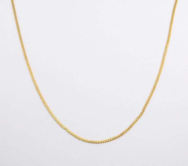 Practical 14k Serpentine Necklace