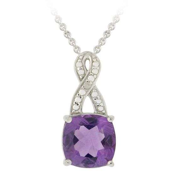 Sterling SilverAmethyst Pendant