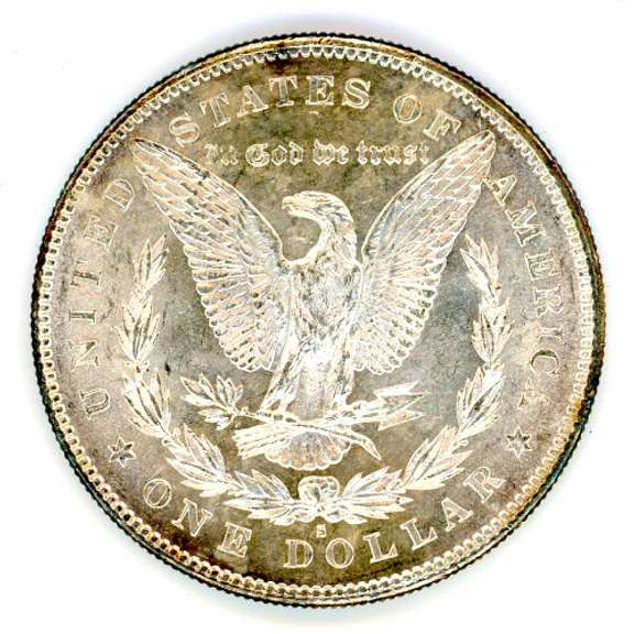 Uncirculated 1878-S Morgan Silver Dollar