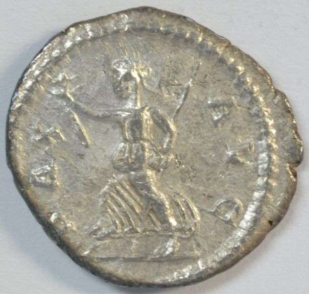 Near Mint Ancient Roman Silver Denarius of Severus Alexander, 222-235 AD
