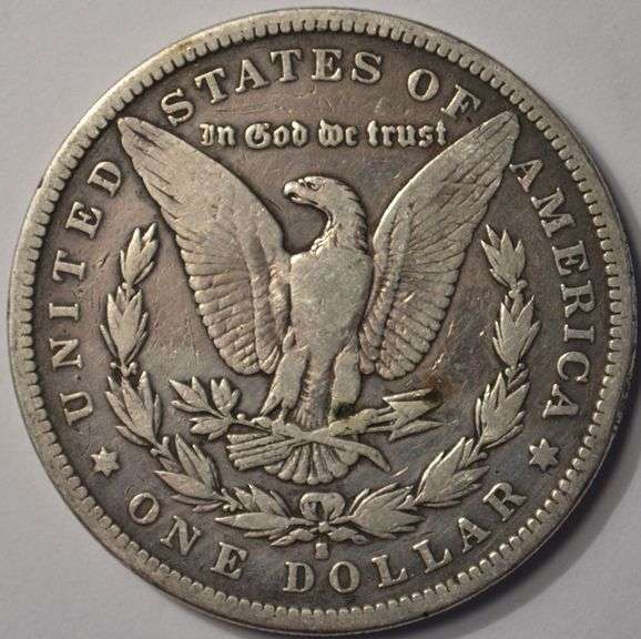 1882-S Morgan Silver Dollar, Circulated.