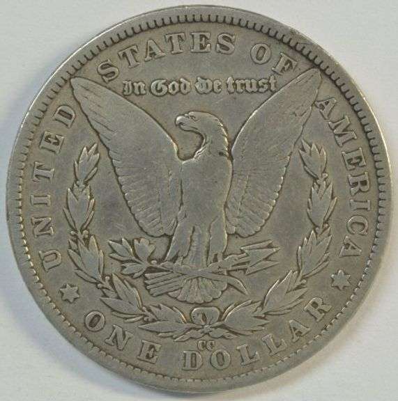 Real nice circulated 1882-CC Morgan Silver Dollar. Key date