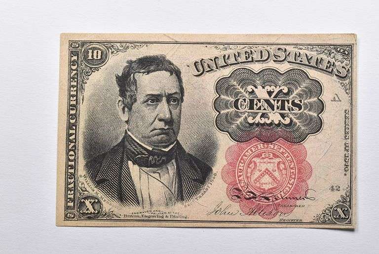 1874-A 10 Cents United States Fractional Currency