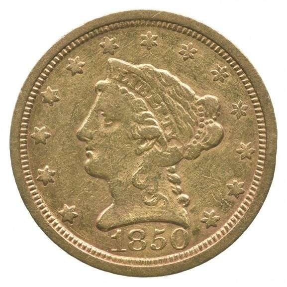 1850-O $2.50 Liberty Head Gold Quarter Eagle