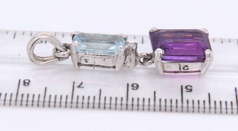 Vintage 925 Sterling Silver Gemstone Pendant