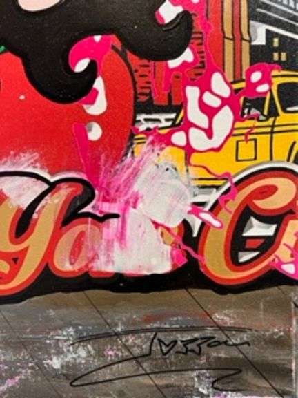 Extermely Collectable Original Painting By Jozza Jozza Street Dancer