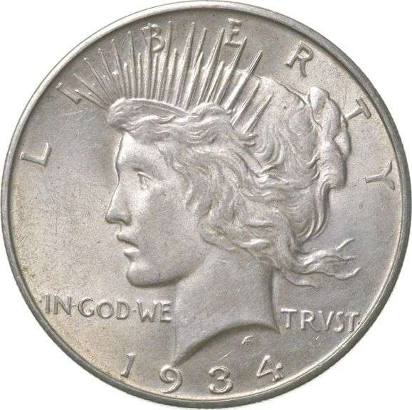1934-D Peace Silver Dollar