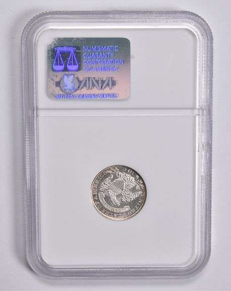 MS62 1833 Liberty Cap Dime JR-4 NGC