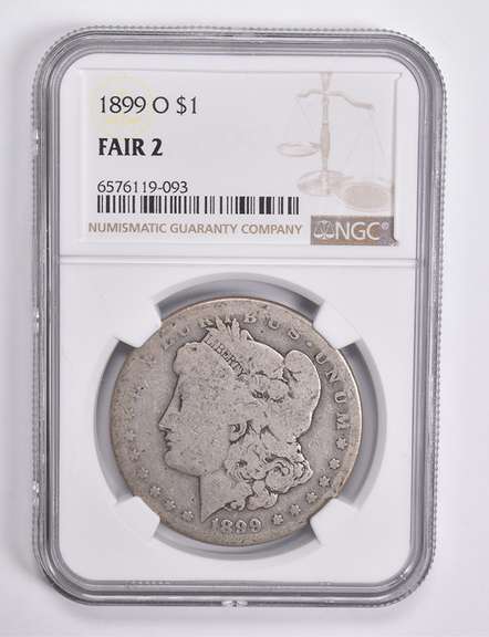 FAIR 2 1899-O Morgan Silver Dollar NGC Lowball Low Ball