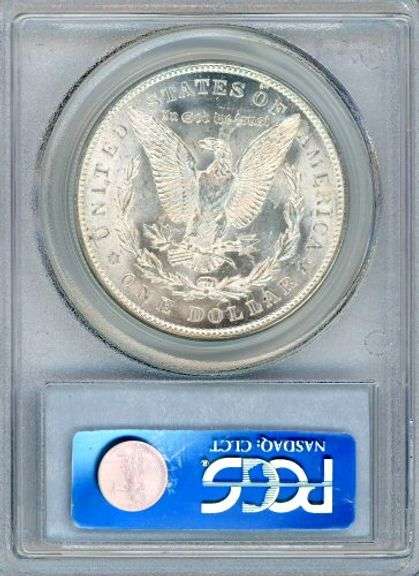 1921 Morgan Silver Dollar in PCGS MS64