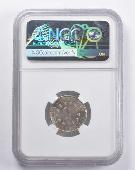 MS64 1883 Shield Nickel NGC