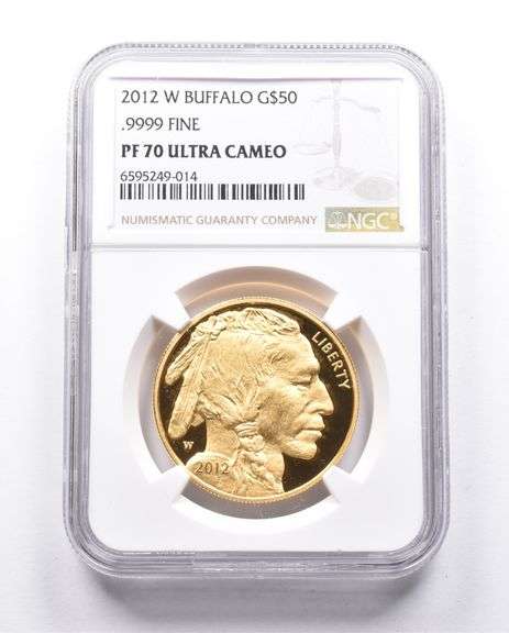 PF70 UCAM 2012-W $50 American Gold Buffalo 1 Oz Gold NGC