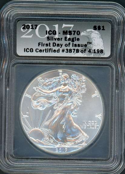MS70 1oz. American Silver Eagle