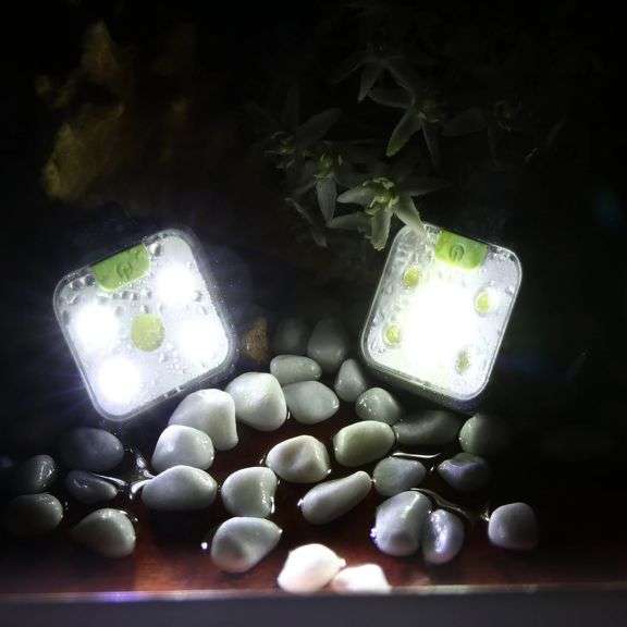 2Pcs USB Rechargeable Running Light Fluorescent