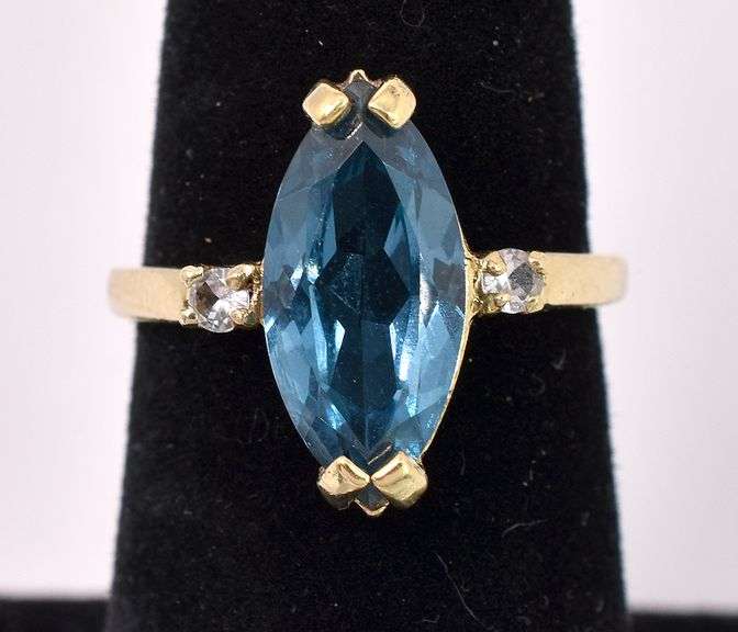 Large Spinel Ring In Yellow Gold