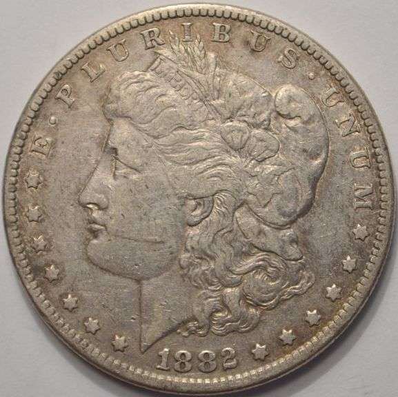 1882 Morgan Silver Dollar Circulated