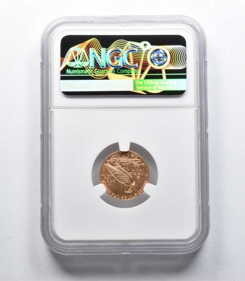 MS62 1913 $2.50 Indian Head Gold Quarter Eagle NGC