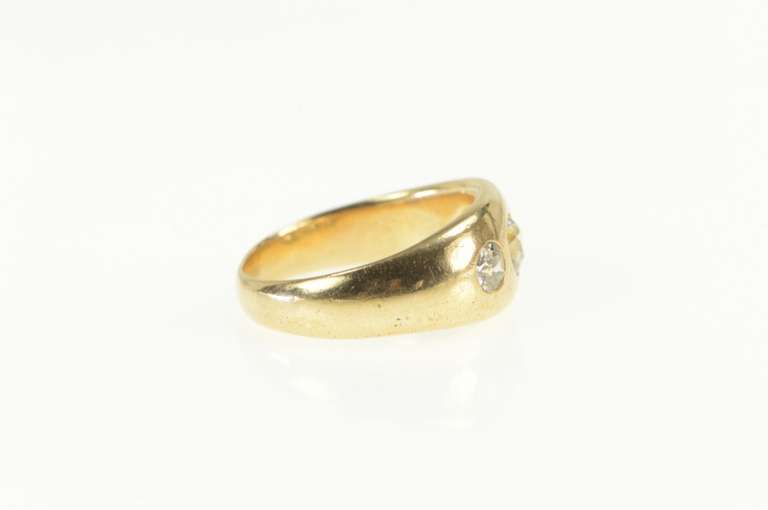 14K Yellow Gold 0.65 Old European Cut Diamond Engagement Ring