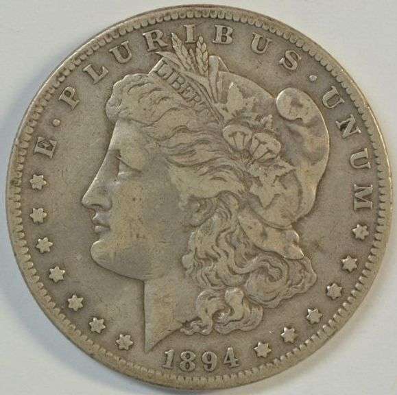 Very scarce and nice 1894-S Morgan Silver Dollar