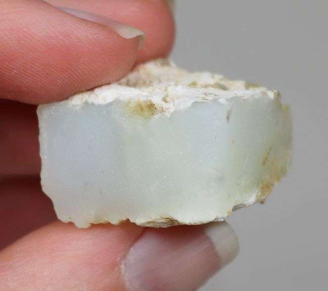 Rough cut 70ct green Opal